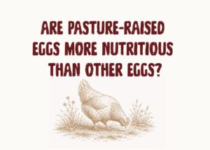 Are pasture-raised eggs more nutritious than other eggs?
